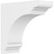 Ekena Millwork Standard Hughes Architectural Grade PVC Bracket, 5"W x 12"D x 12"H BKTP05X12X12HUG - alternate 1